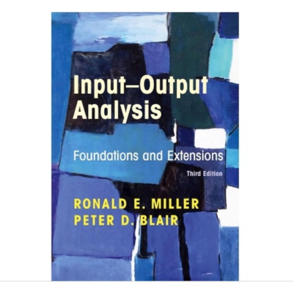 Jual Buku Input-Output Analysis_ Foundations and Extensions (Third ...