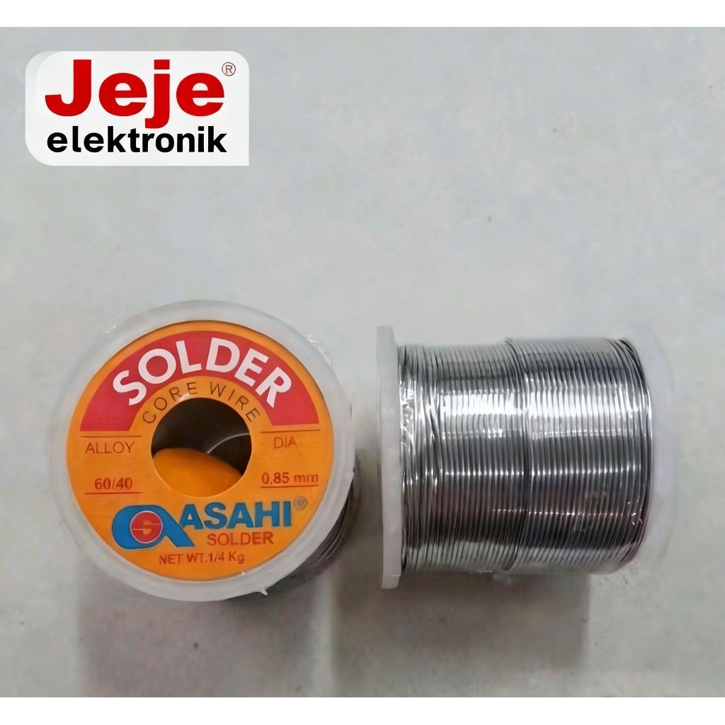 Jual TIMAH SOLDER ASAHI ROLL BESAR 50 METER 40/60.0.8,mm ORIGINAL ...