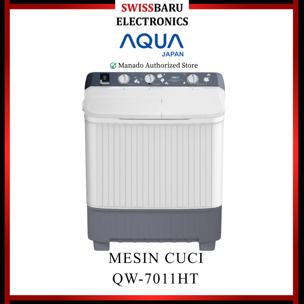 Jual MANADO - MESIN CUCI 2 TABUNG MANUAL AQUA QW-7011 HT | Shopee Indonesia