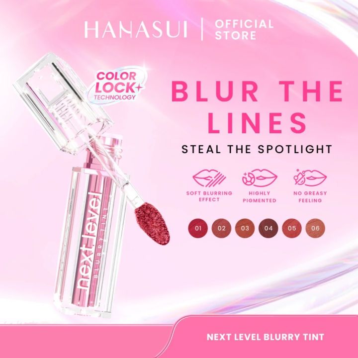 HANASUI Next Level Blurry Tint | Watery To Blur Lightweght | Lip Tint