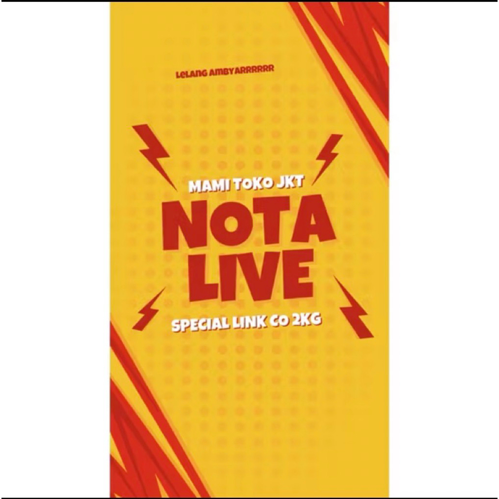 Jual NOTA CO LIVE TOKTOK SEPATU | Shopee Indonesia
