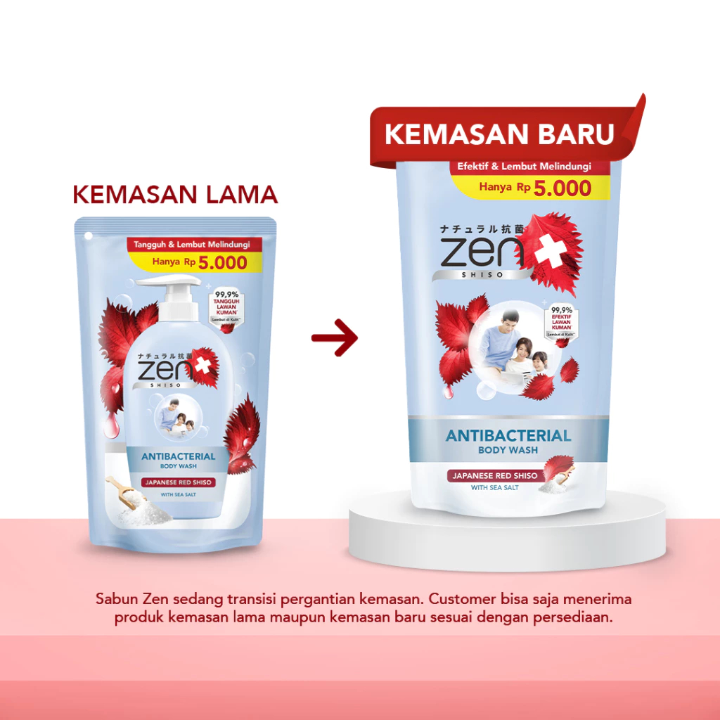 Jual ZEN Antibacterial Refiil 85ml - Sabun Cair | Shopee Indonesia