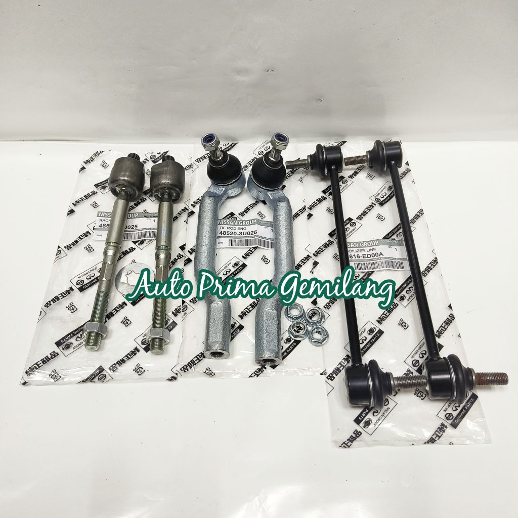 Jual Paket Kaki Kaki Lengkap Tie Rod Rack End Link Stabil Grand Livina ...