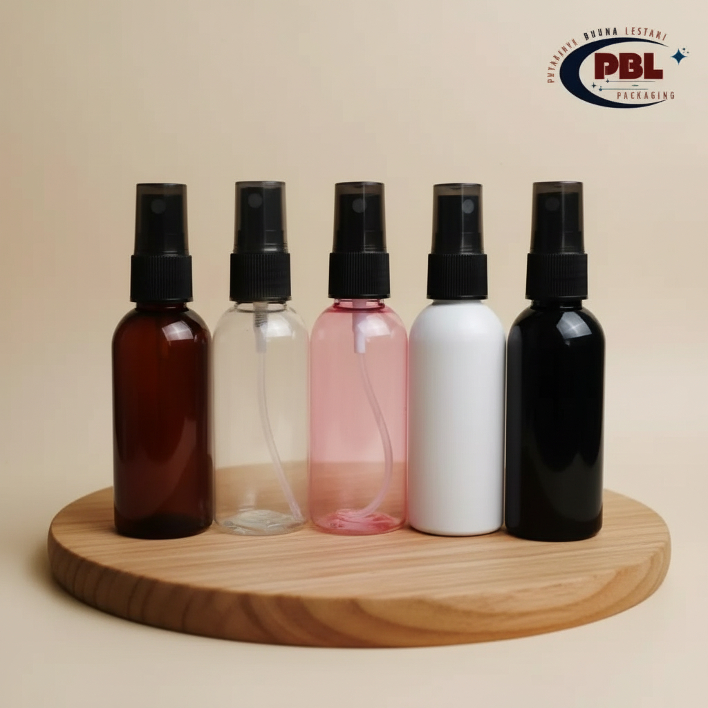 Jual Botol Spray 60ml PET / Botol Face Mist Spray 60ml Tebal / Botol ...