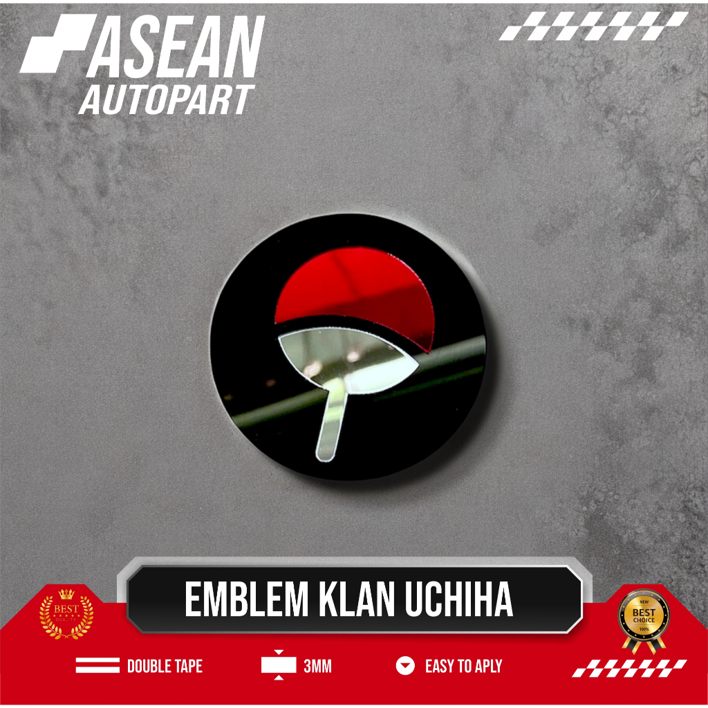 Jual ASEAN Emblem Motor LOGO UCHIHA Akrilik Timbul Logo Bahan Akrilik ...