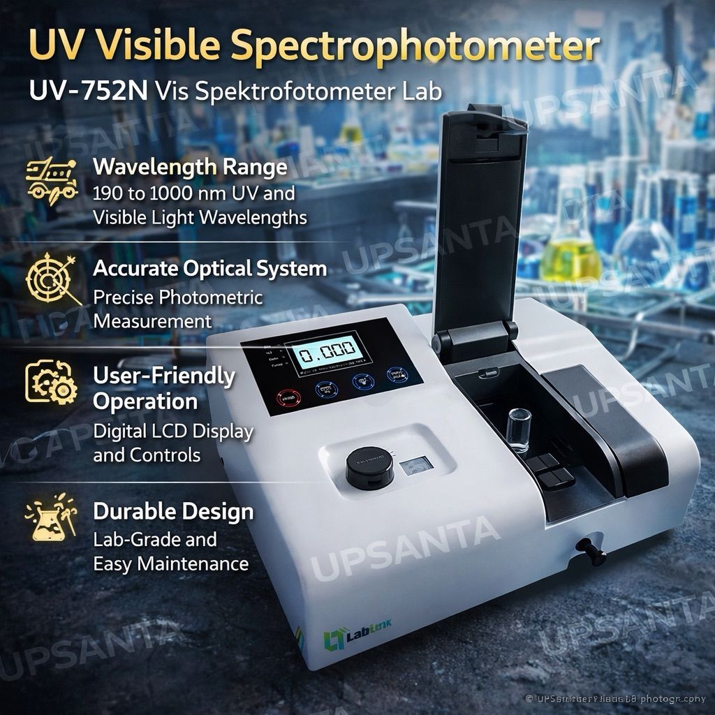 Jual UV Visible Spectrophotometer UV-752N Vis Spektrofotometer Lab ...