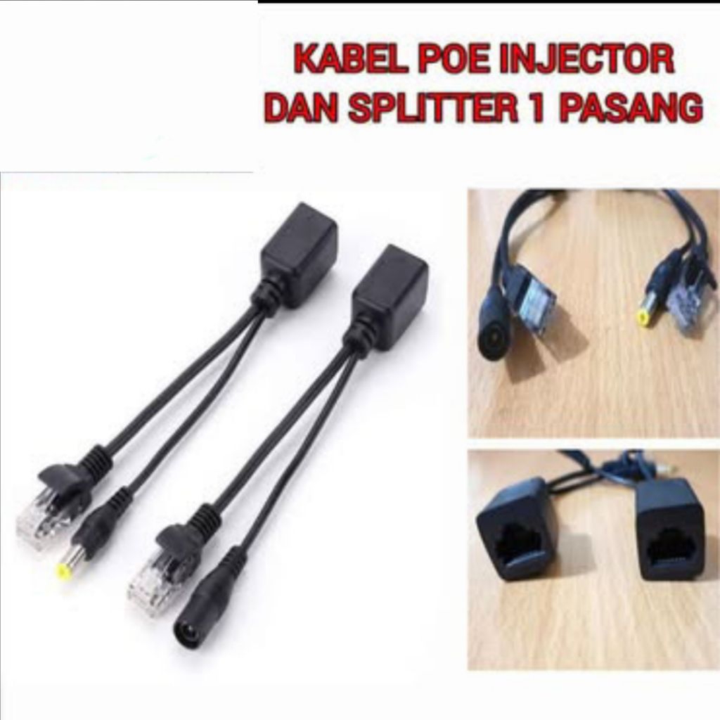 Jual KABEL POE SPLITTER DAN INJECTOR 1 PASANG / SET | Shopee Indonesia