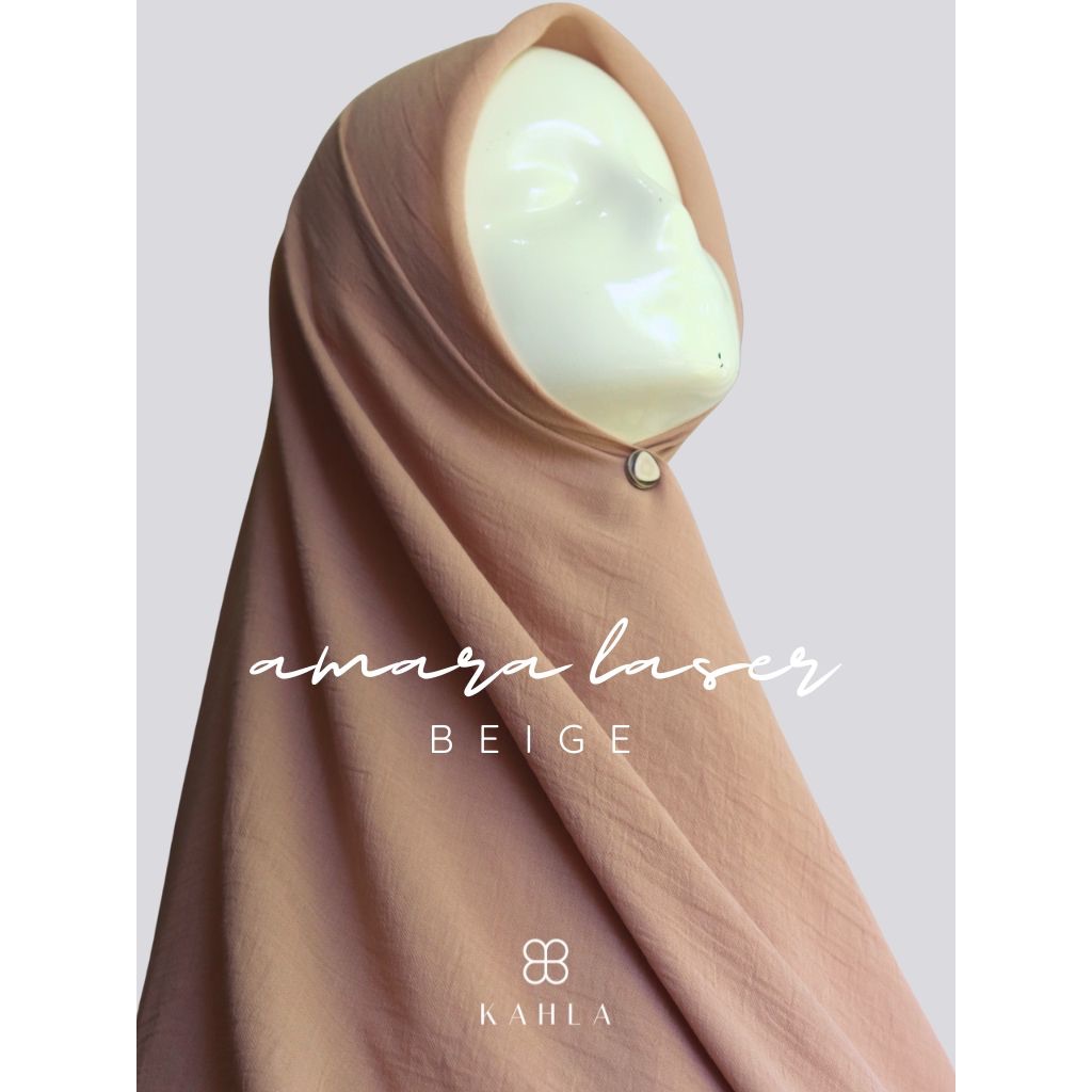 KAHLA Amara Voal Miracle Syari 140x140 Lasercut Hijab Segi Empat Voal Arabian Premium Jumbo
