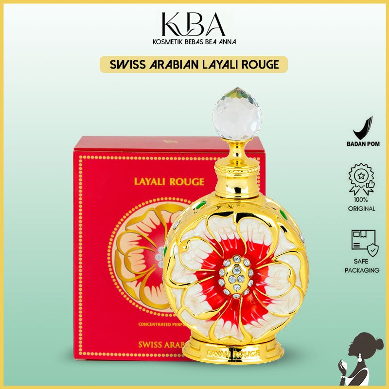 Jual Swiss Arabian Layali Rouge Perfume 15ml | Shopee Indonesia