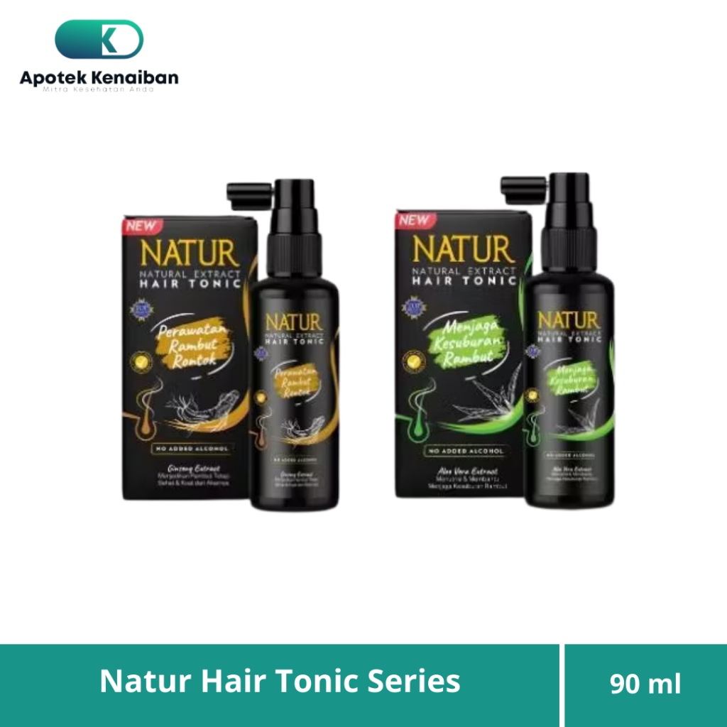 Jual Natur Natural Extract Hair Tonic 90ml / Tonik Rambut Rontok / Anti ...