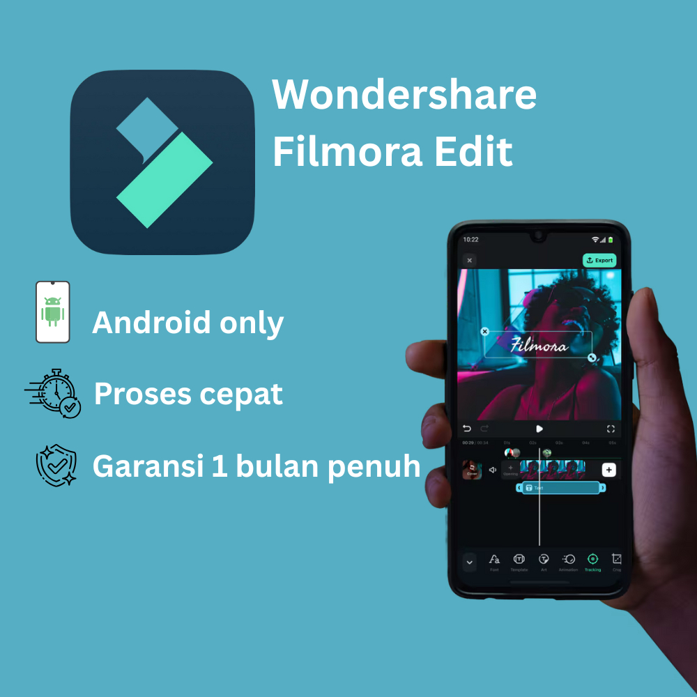 Jual FILMORA PRO 1 BULAN FULL GARANSI | ANDROID ONLY | Shopee Indonesia