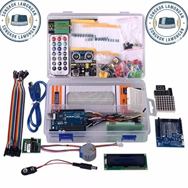 Jual Arduino Uno R3 starter kit paket belajar compatible 2 - elektronik ...