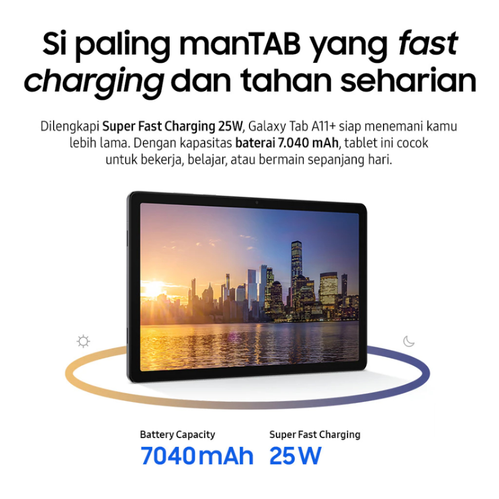 Jual Samsung Galaxy Tab A11+ 5G 6/128GB UHD 4K 11inch 90Hz, Dolby Atmos ...