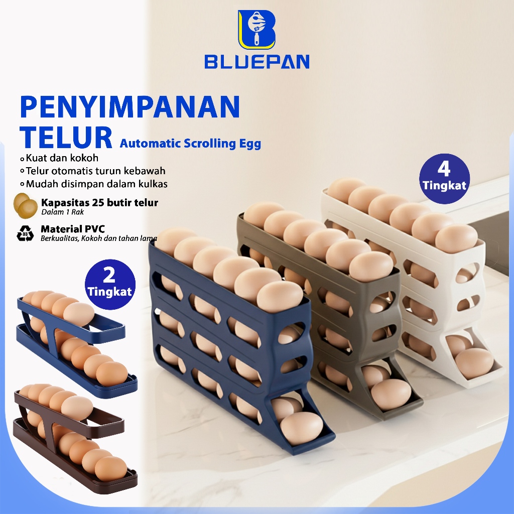 Jual Bluepan Termurah Rak Telur Tingkat / Minimalis Rak Penyimpanan ...