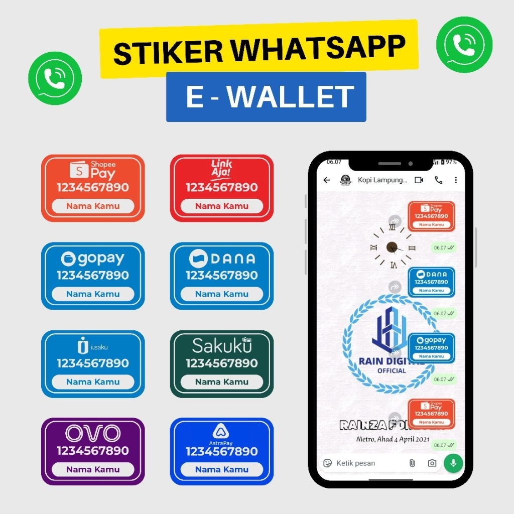 Jual Stiker WA E-Wallet - Stiker Whatsapp E-Wallet - Stiker Whatsapp ...