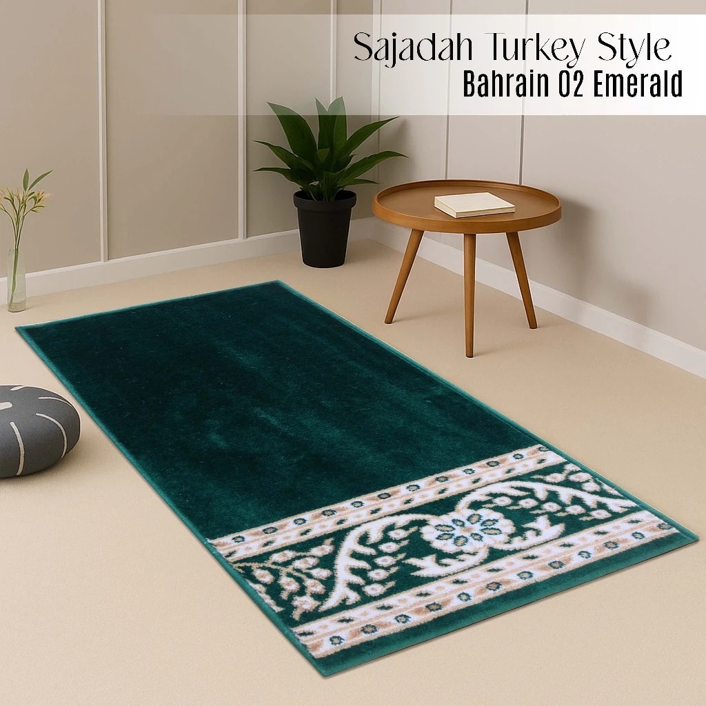Sajadah Masjid Bahrain Luxury Premium 60x120 cm  Motif Elegan, All Colour