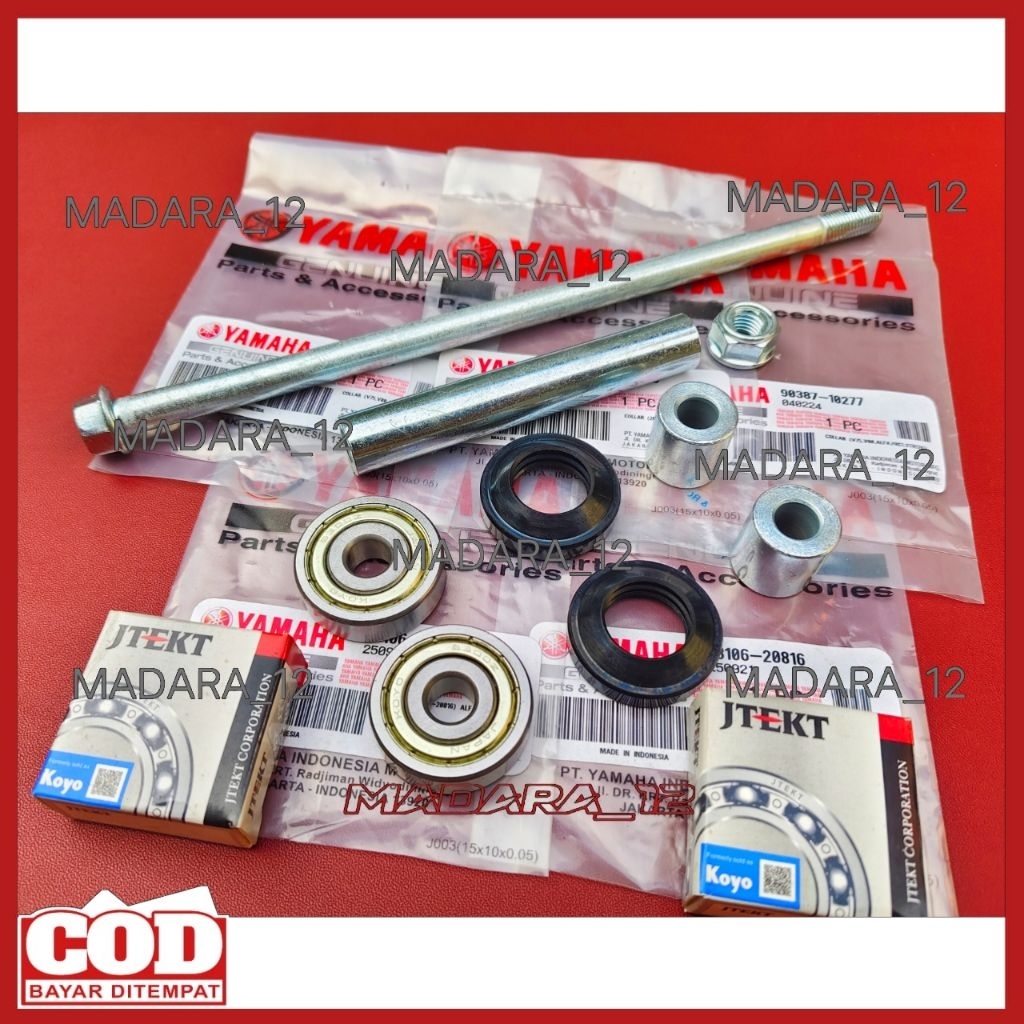 Jual AS BOSH SEAL BEARING LAHER KOYO JAPAN RODA DEPAN SET YAMAHA NMAX ...