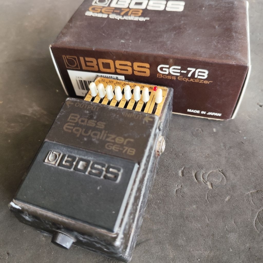 Jual Boss GE 7b Bass Equalizer, Made In Japan, Box Original Japan