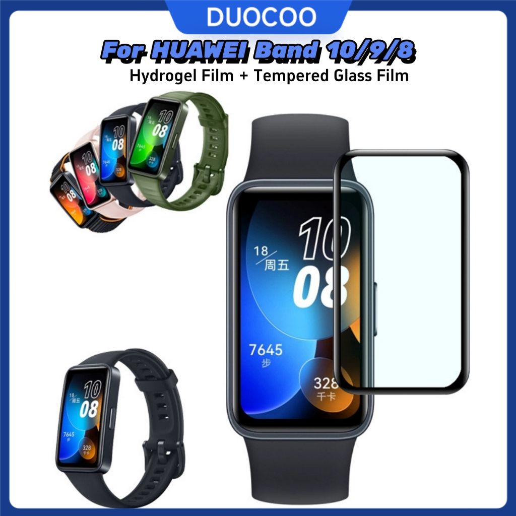 Fwang [4 pezzi] Pellicola salvaschermo compatibile con Huawei Watch Fit/HONOR Watch ES,copertura totale curva 3D,Durezza 9H,Anti-Graffio,Senza Bolle,HD Pellicola Protettiva