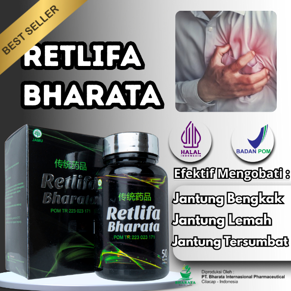 OBAT Sakit Jantung Bengkak Obat Jantung Lemah | Obat Jantung Tersumbat RETLIFA BHARATA Herbal Original 100%
