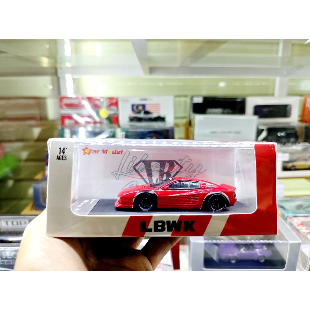 Jual Star Model 1/64 Ferrari 512 TR LBWK Red | Shopee Indonesia