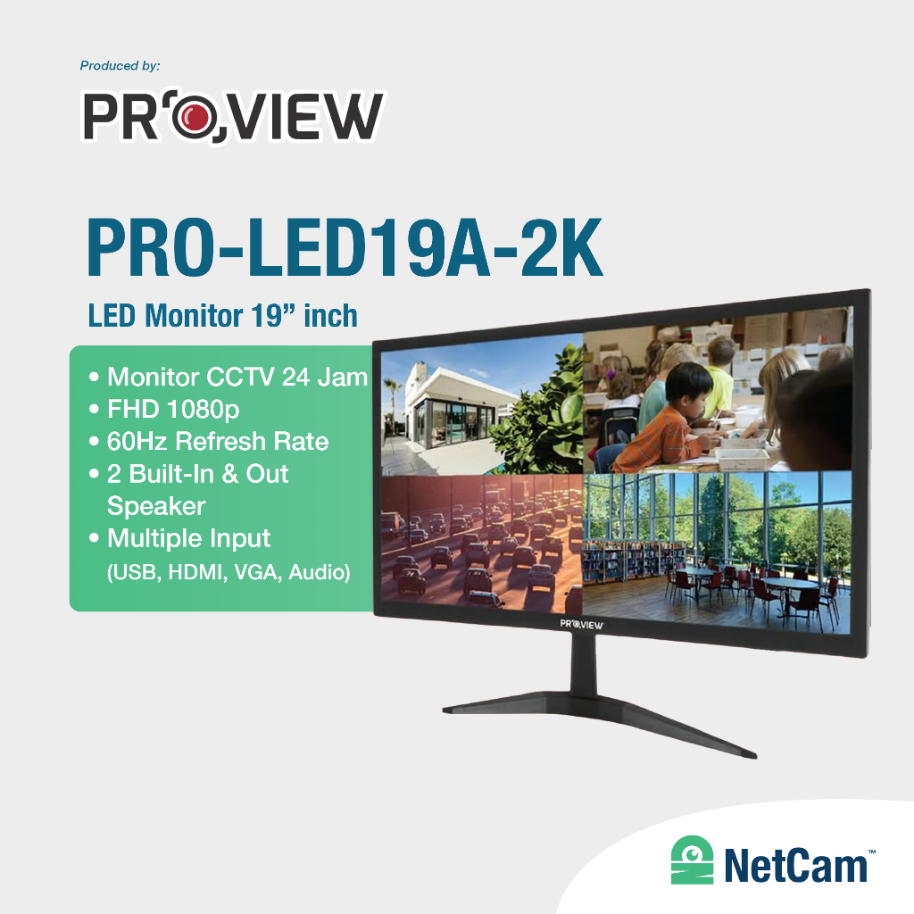 Jual PROVIEW PROFESSIONAL LED MONITOR 19
