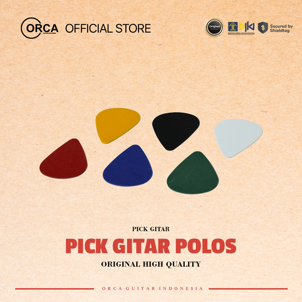 Jual ORCA Pick Gitar Polos Warna Random | Shopee Indonesia