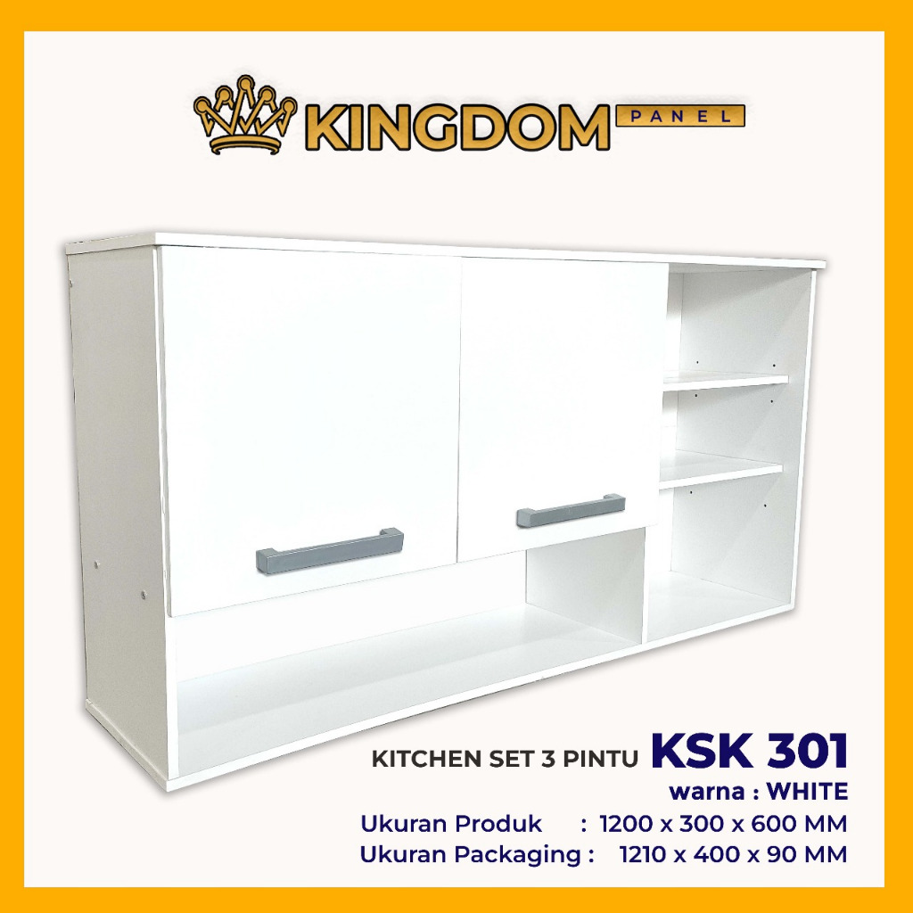LEMARI DAPUR / RAK DAPUR / RAK GANTUNG / LEMARI GANTUN 2 3 PINTU MINIMALIS