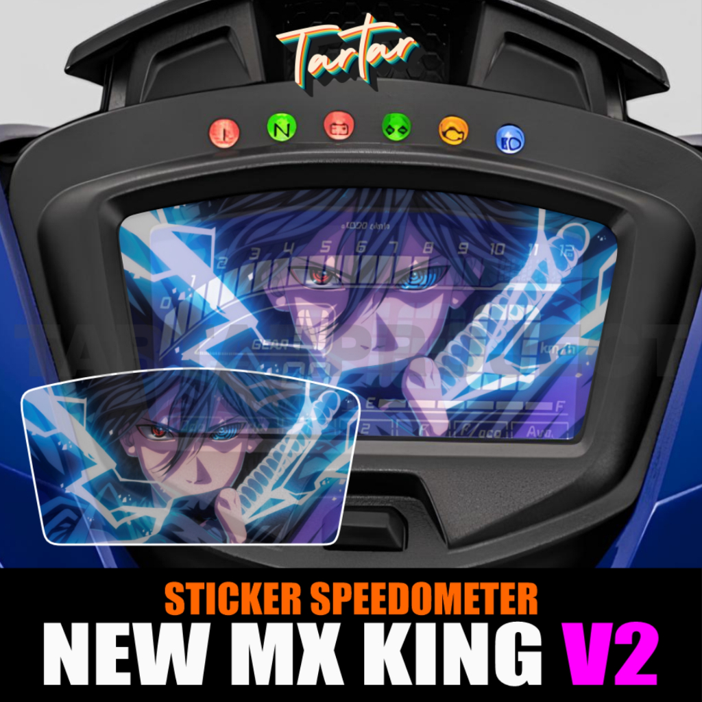 Jual Sticker Stiker Spido / Speedometer Transparant Anime New MX KING ...