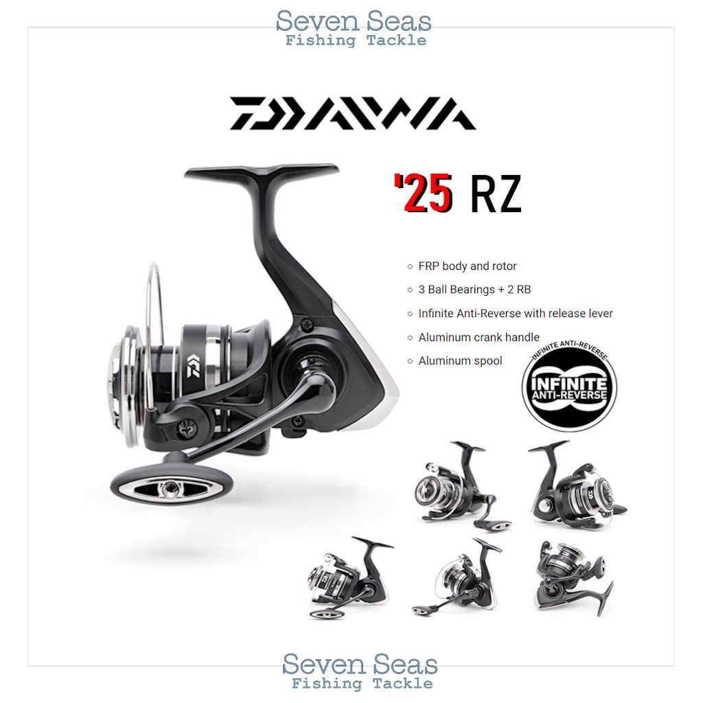 Jual Daiwa RZ Spinning Reel Pancing 2025 500 1000 2000 2500 3000 4000 ...