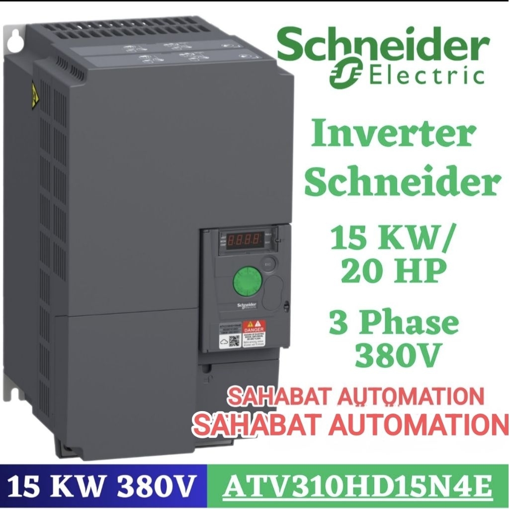 Jual Inverter Schneider 15KW 15 KW 20 HP 3Phase 380V ATV310HD15N4E ...