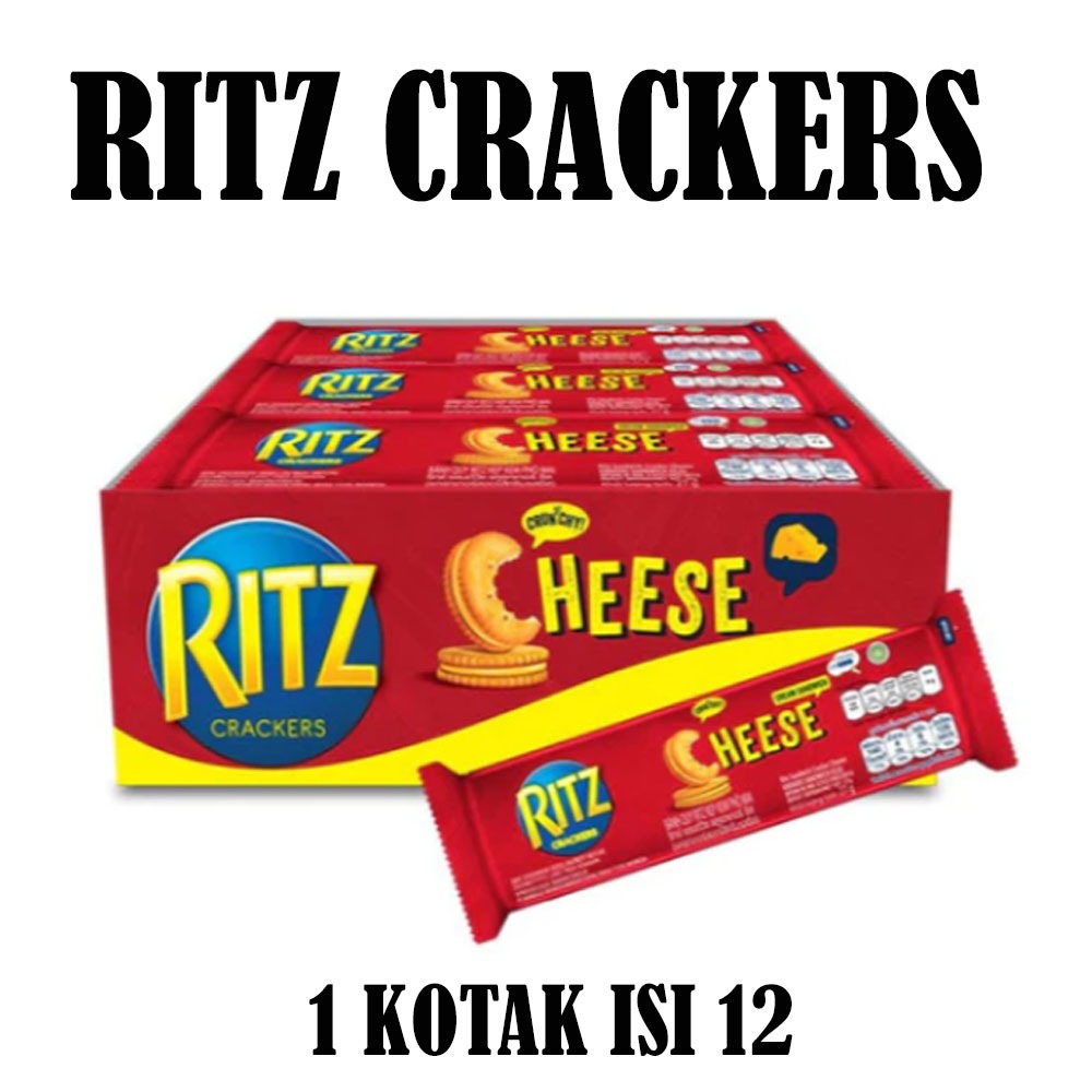 Jual RITZ CRACKERS SANDWICH CHEESE ISI 12 | Shopee Indonesia