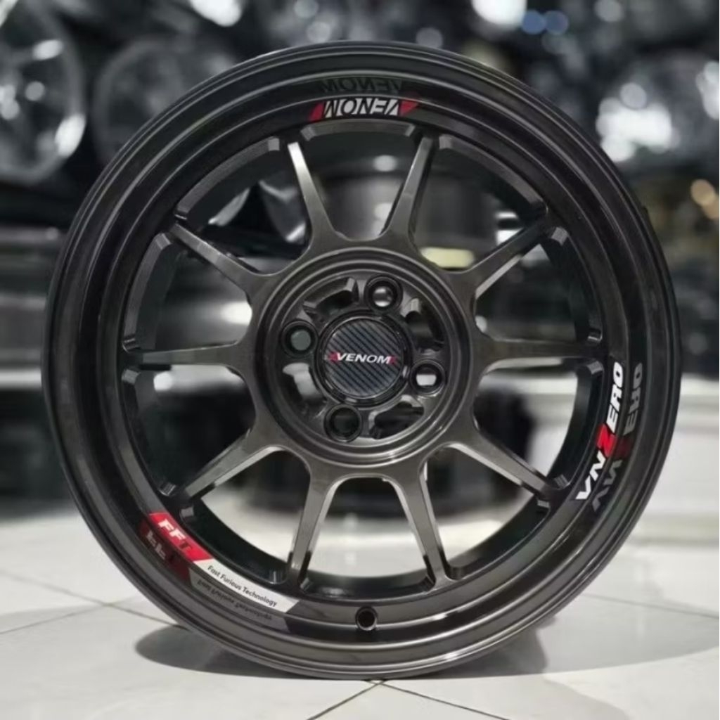 Jual velg ring 16 VENOM ZERO lebar 7 et 42 velg r16 Fronx mobilio freed ...