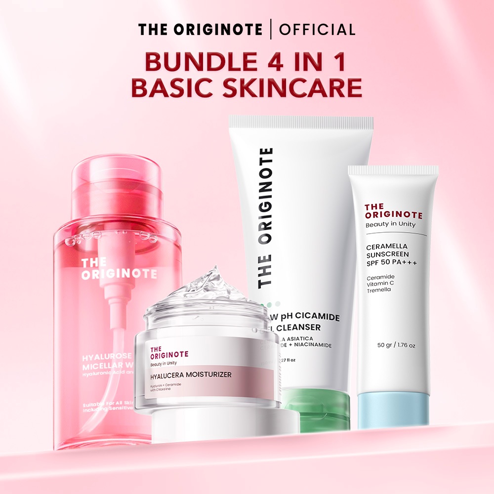 Jual The Originote 4in1 Basic Skincare - Facial Wash Micellar ...