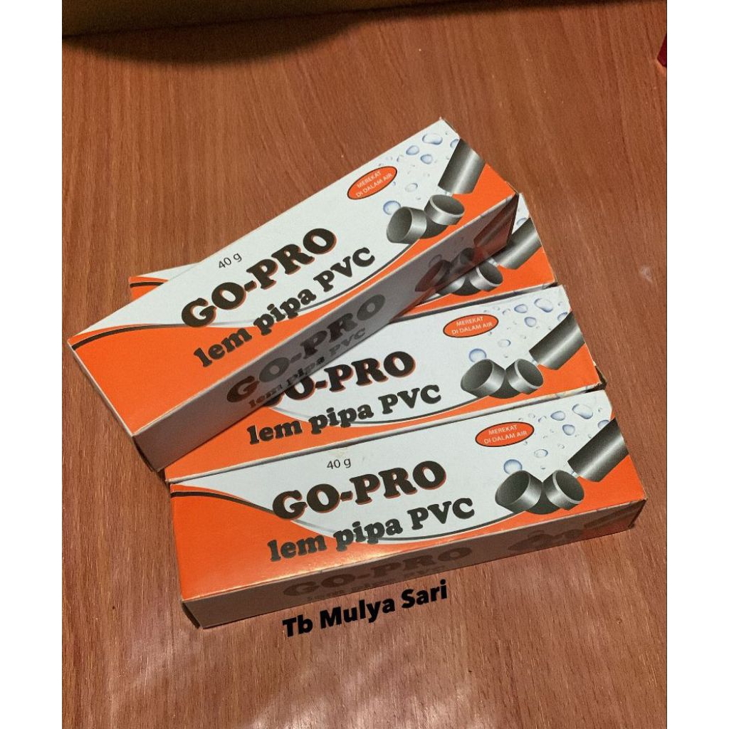 Jual Lem pipa PVC GO-Pro 1 pcs | Shopee Indonesia