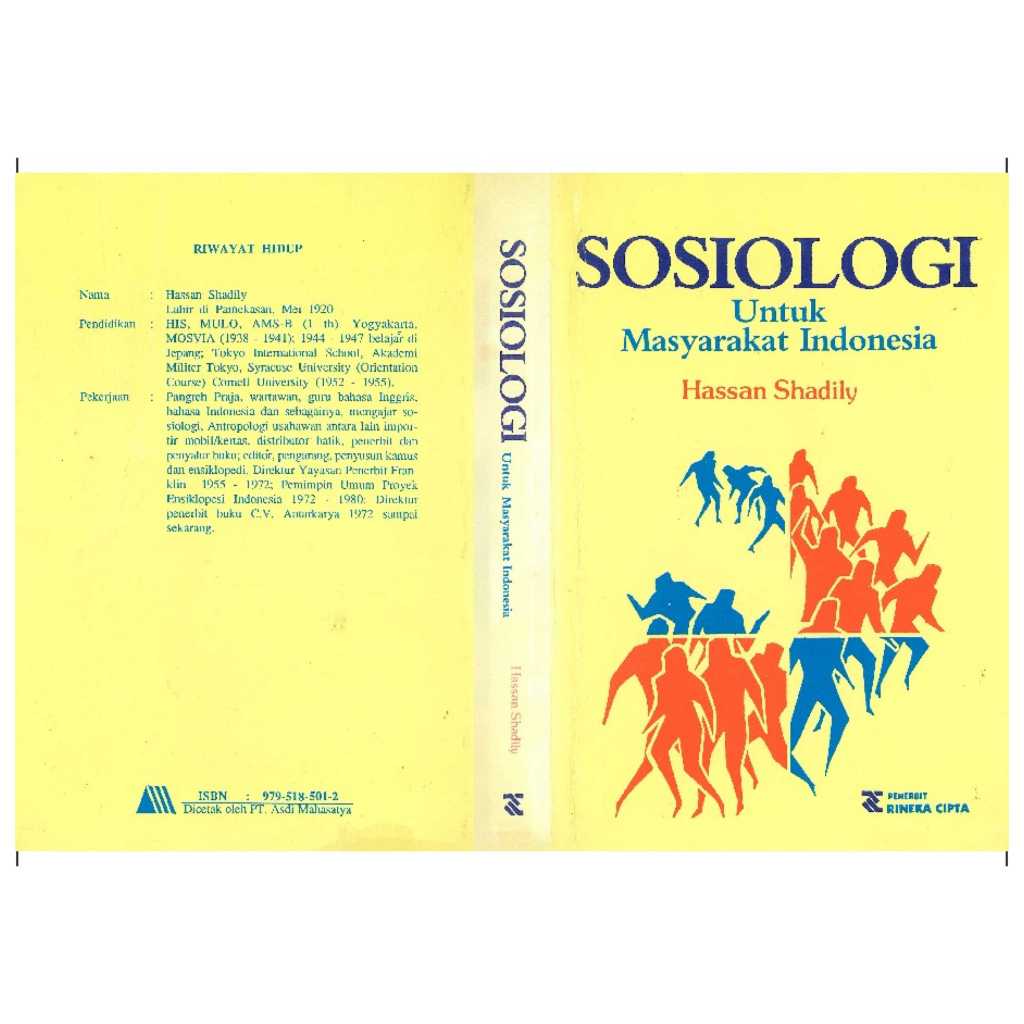 Jual Sosiologi Untuk Masyarakat Indonesia - Hassan Shadily - NRL ...