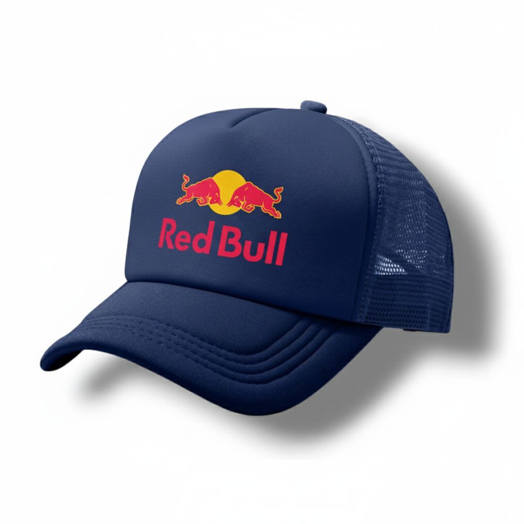 Jual Topi Trucker Jaring Premium/Logo Red Bull/ | Shopee Indonesia