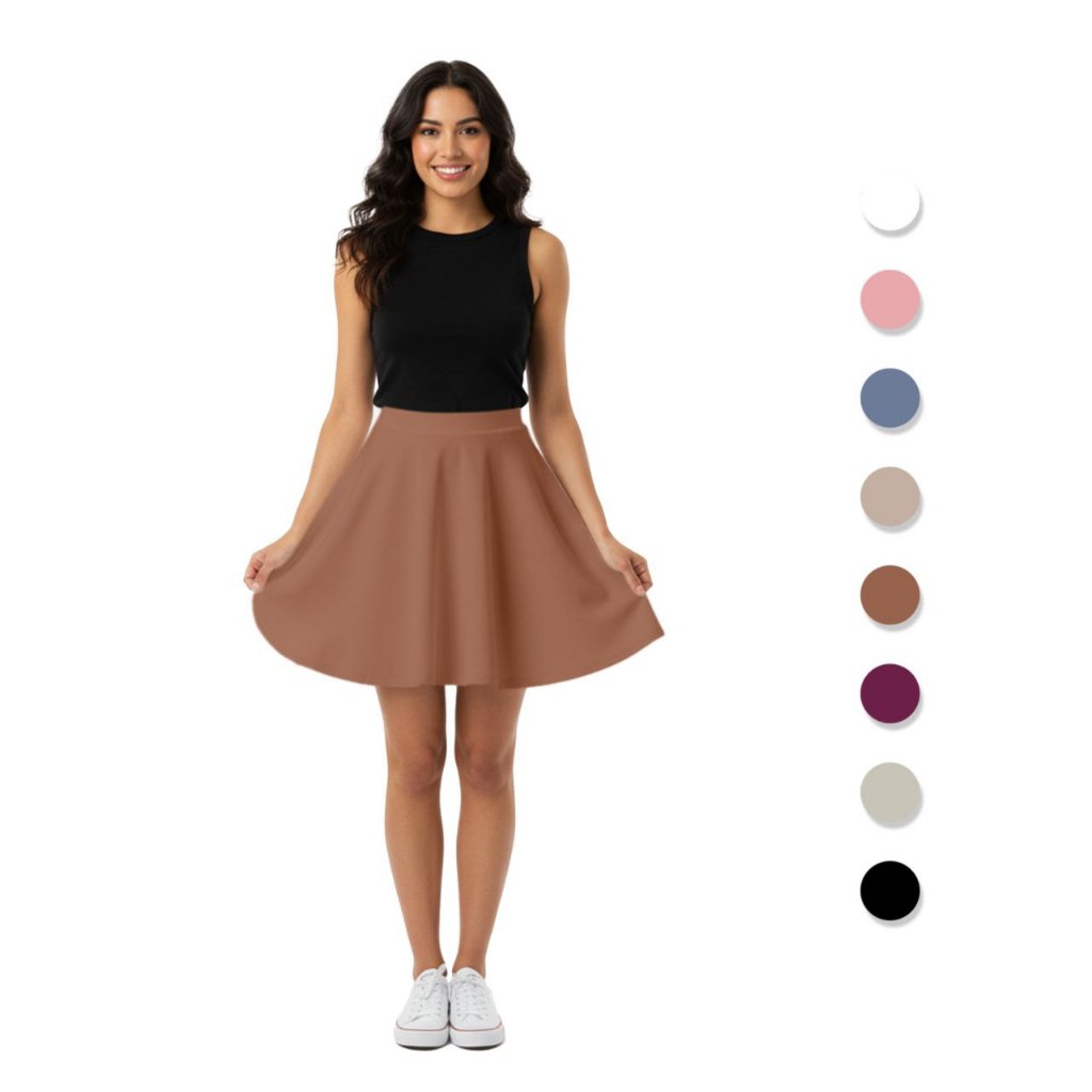Jual Rok wanita Rok korean Style Mini Skrit Flare Senam Gym Poly tenis ...