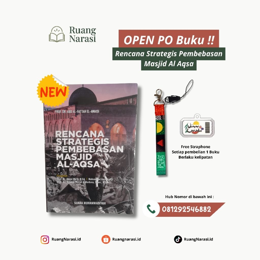 Jual Buku Rencana Strategis Pembebasan Masjid Al-Aqsa – Prof Dr Abd Al ...