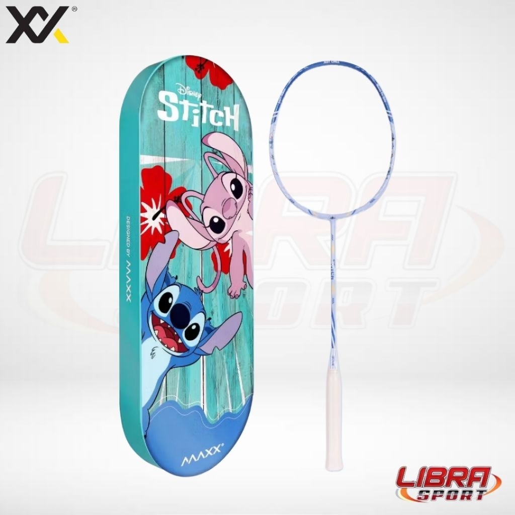 Jual Raket Badminton MAXX Disney Stitch Series | Shopee Indonesia