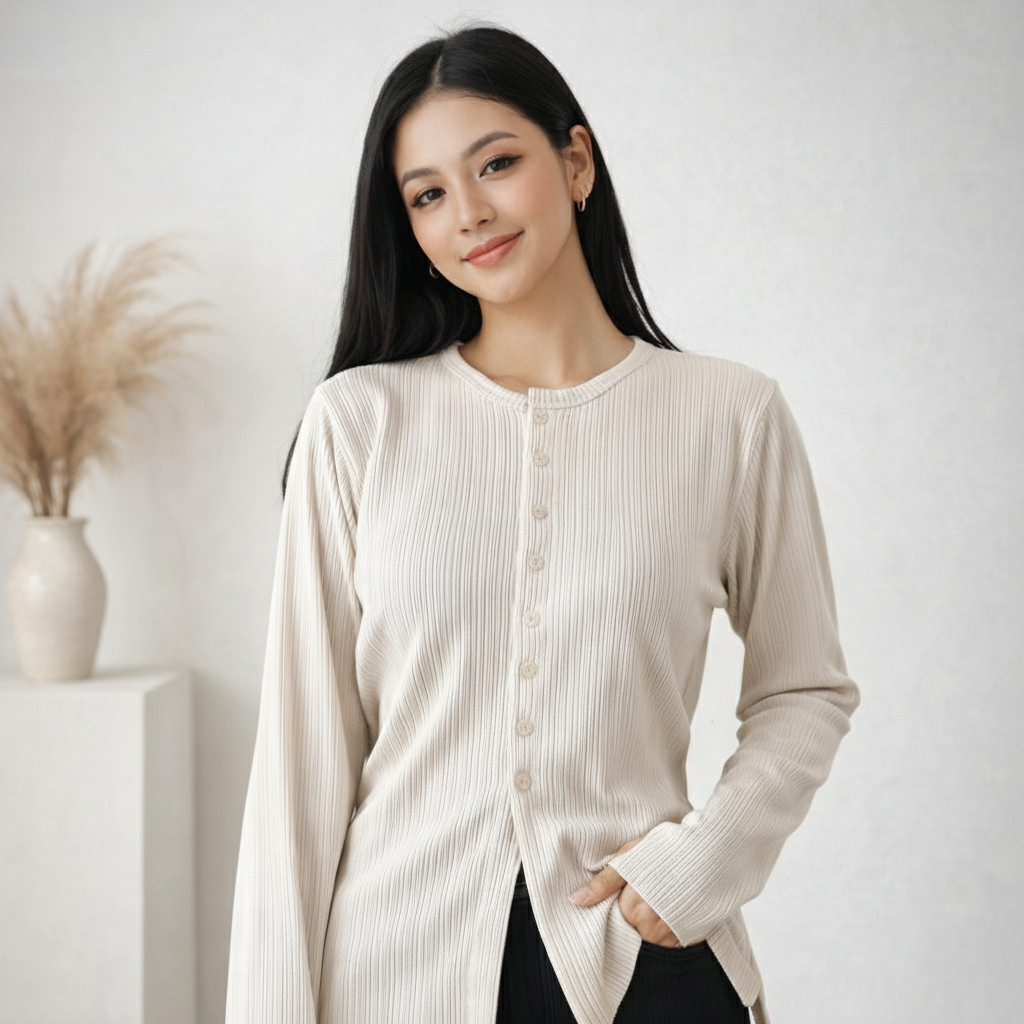 Jual LOXLO Cardigan Plisket Lidi - Cardigan Wanita Plisket Wavy ...