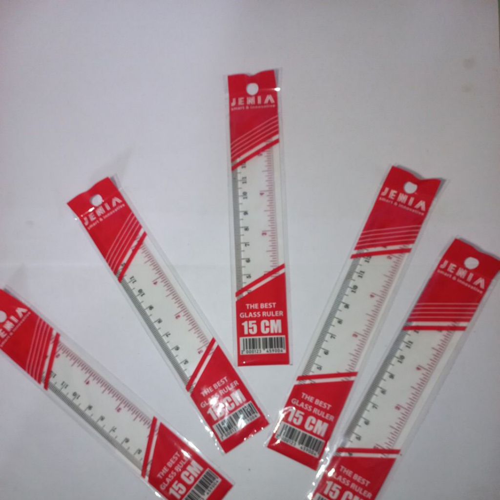 Jual JENIA THE BEST GLASS RULER 1pcs | Shopee Indonesia