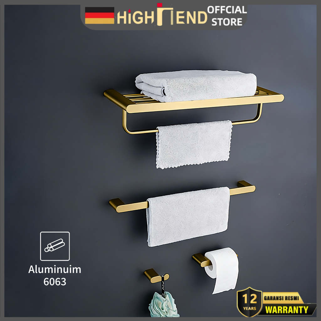 Jual HighNend Rak Handuk Mewah Rose Gold Anti Karat Rak dan Gantungan ...