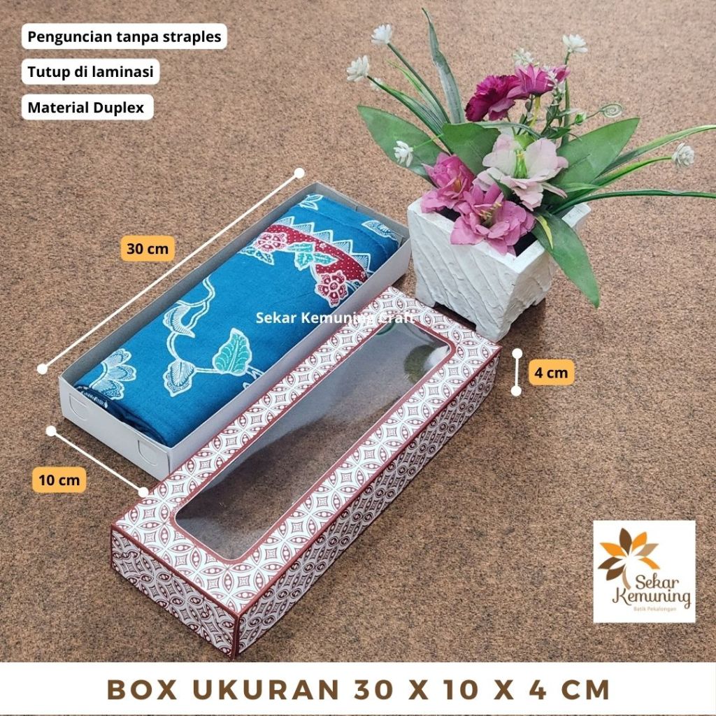 Jual Box Kain Batik Serbaguna Motif Batik ( 29 x 10 x 4 cm ) | Shopee ...