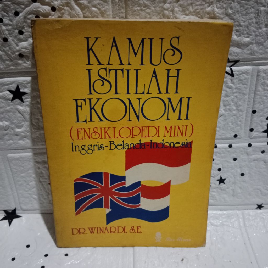 Jual kamus istilah ekonomi, ensiklopedi mini Inggris Belanda Indonesia ...