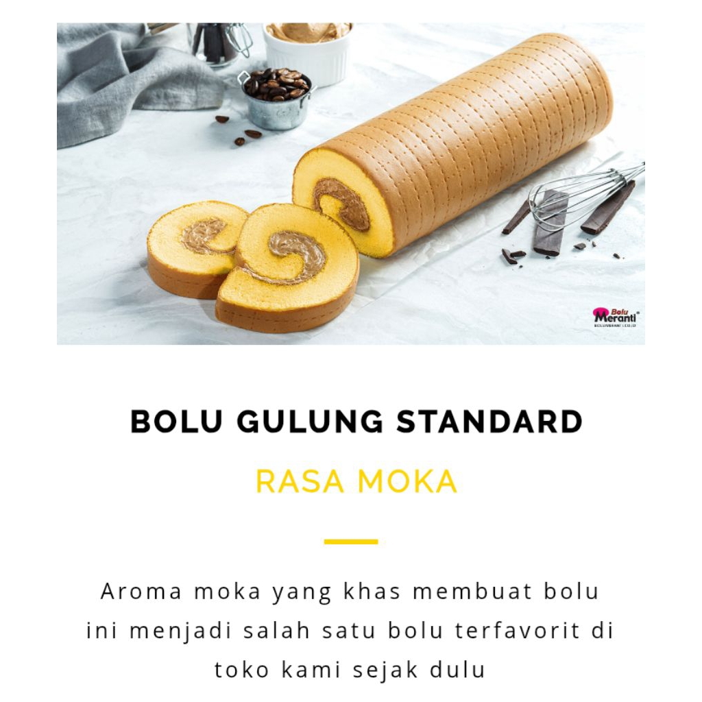 Jual BOLU MERANTI STANDAR RASA MOKA - HARGA EKONOMIS | Shopee Indonesia