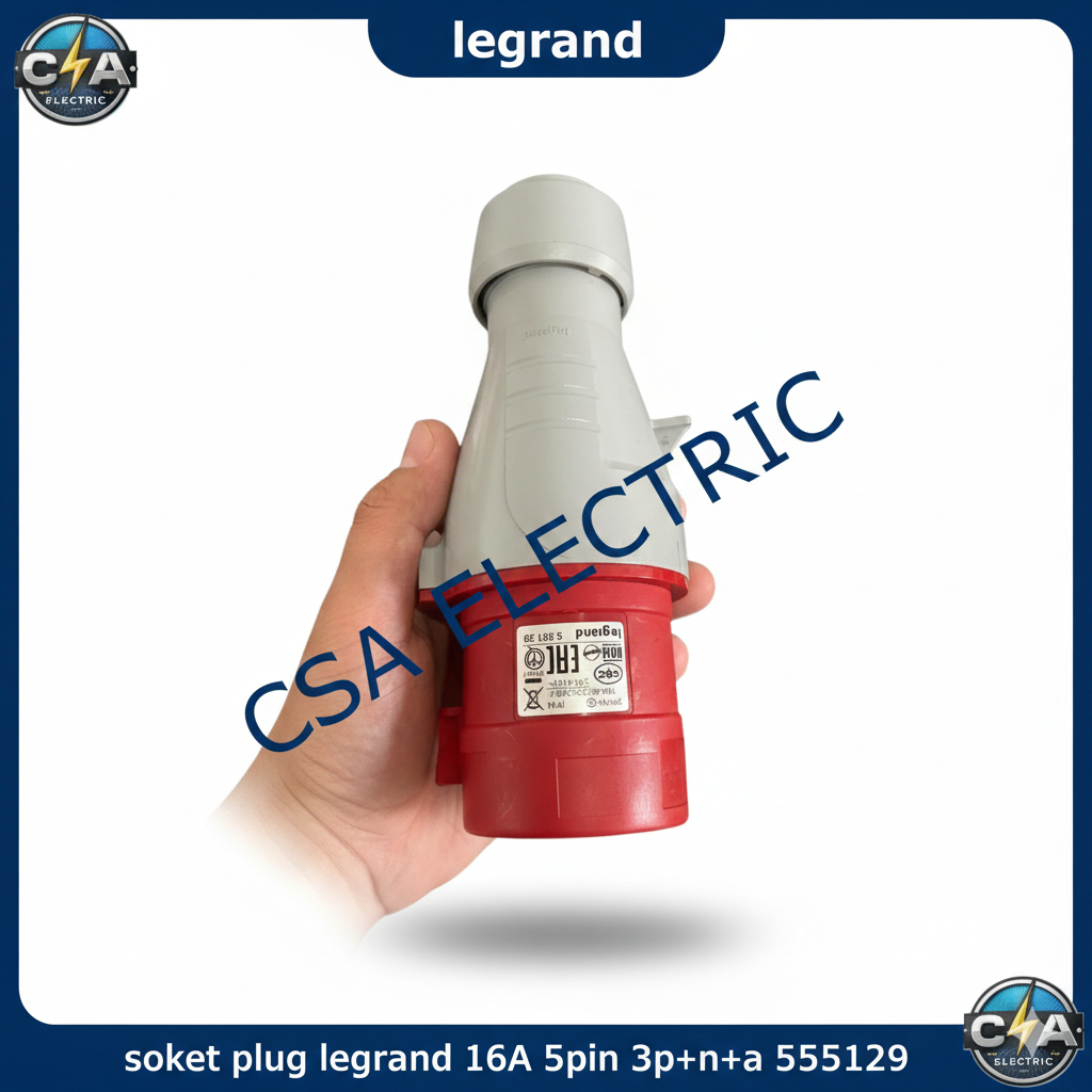 Jual Legrand P17 Tempra Pro Industrial Plug - 16A 5 Pin (3P+N+E) 555129 ...