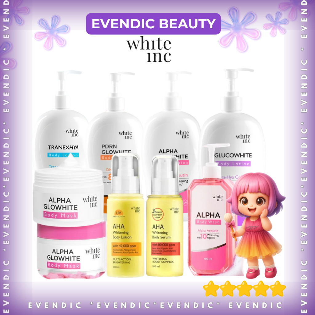 Jual READY WHITE INC ALL SERIES ALPHA GLOWHITE BODY LOTION 400ML | AHA ...