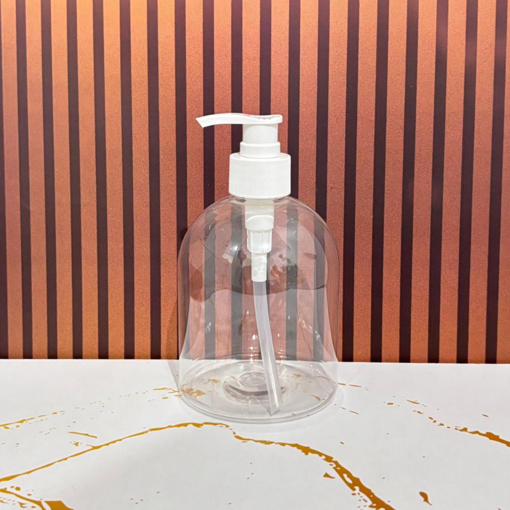 Jual BOTOL PUMP 500ml Bening Apel N.28 / Botol Pet 500ml DD / Botol ...