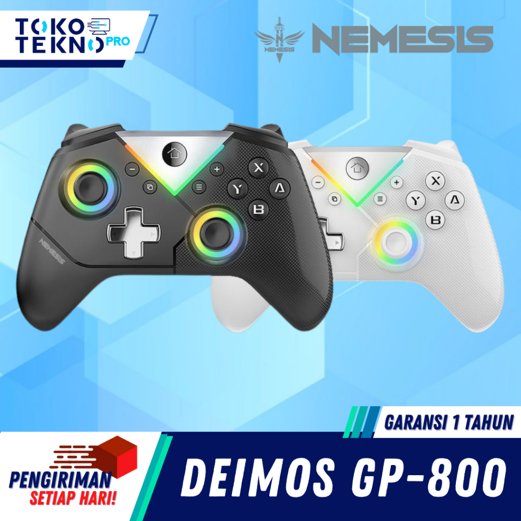 Jual NYK Nemesis Deimos GP800 / GP-800 Gamepad Wireless Connection 2In1 ...
